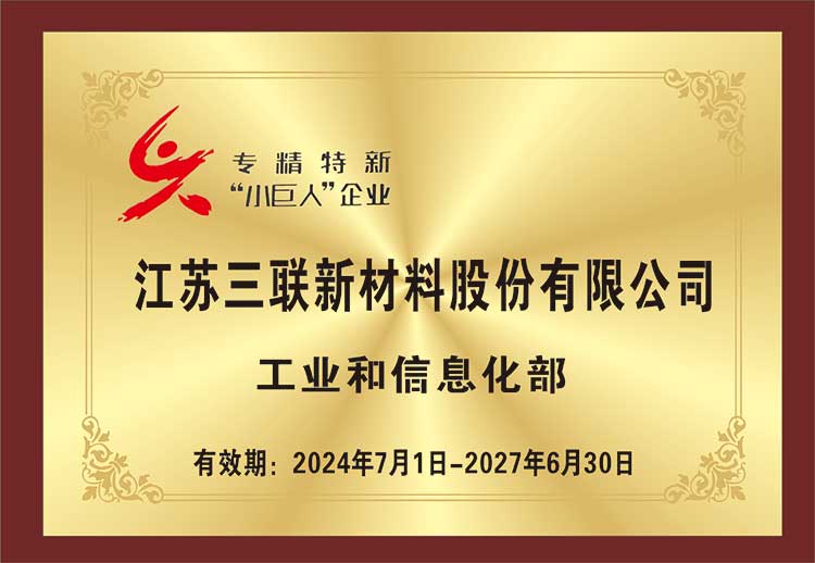 國家級(jí)專精特新小巨人企業(yè)